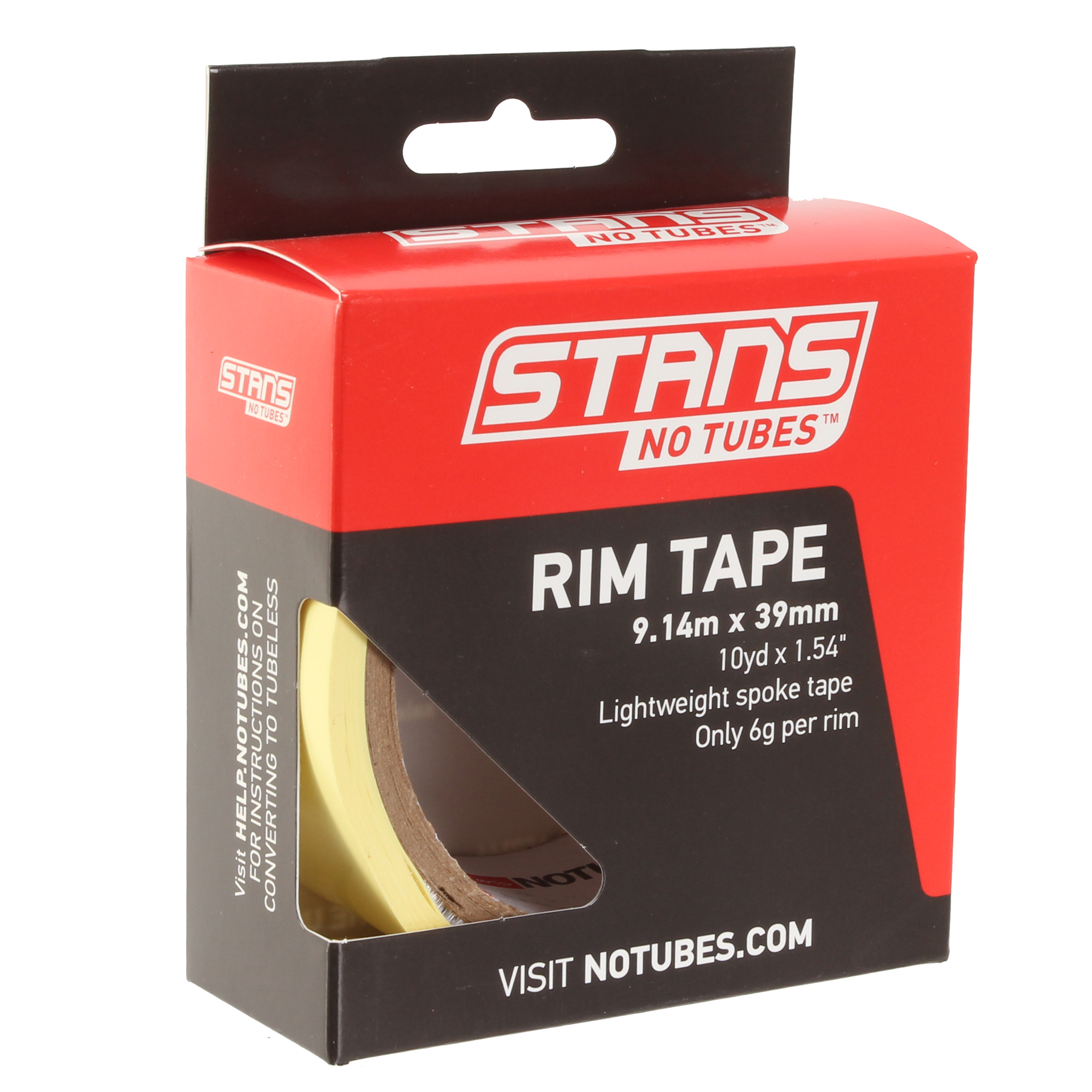 Stan's Yellow Rim 39mm Tape, 10 Yard Roll 