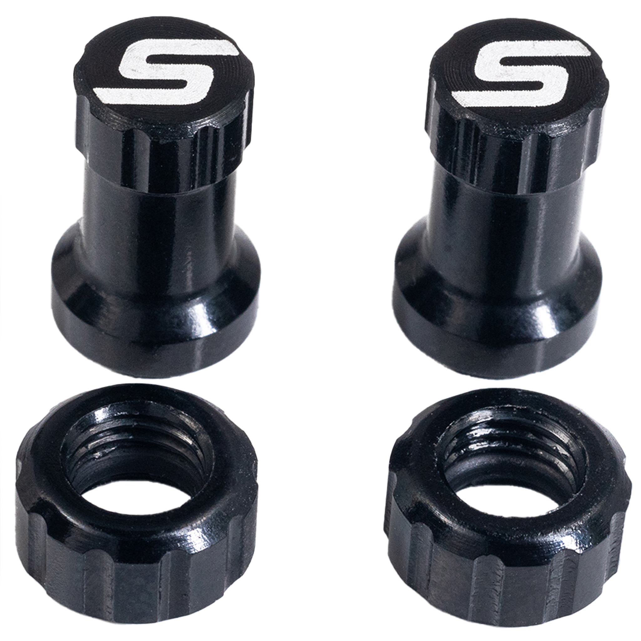 Stan's Tubeless Valve Color Kit, Pair, Black