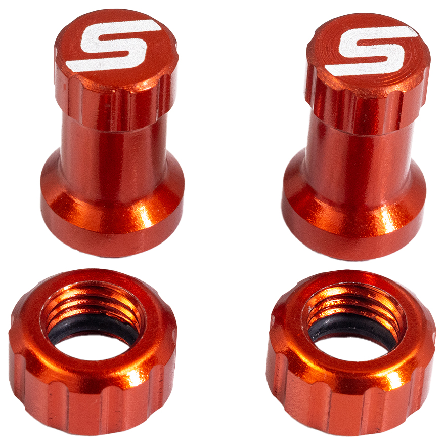 Stan's Tubeless Valve Color Kit, Pair, Orange