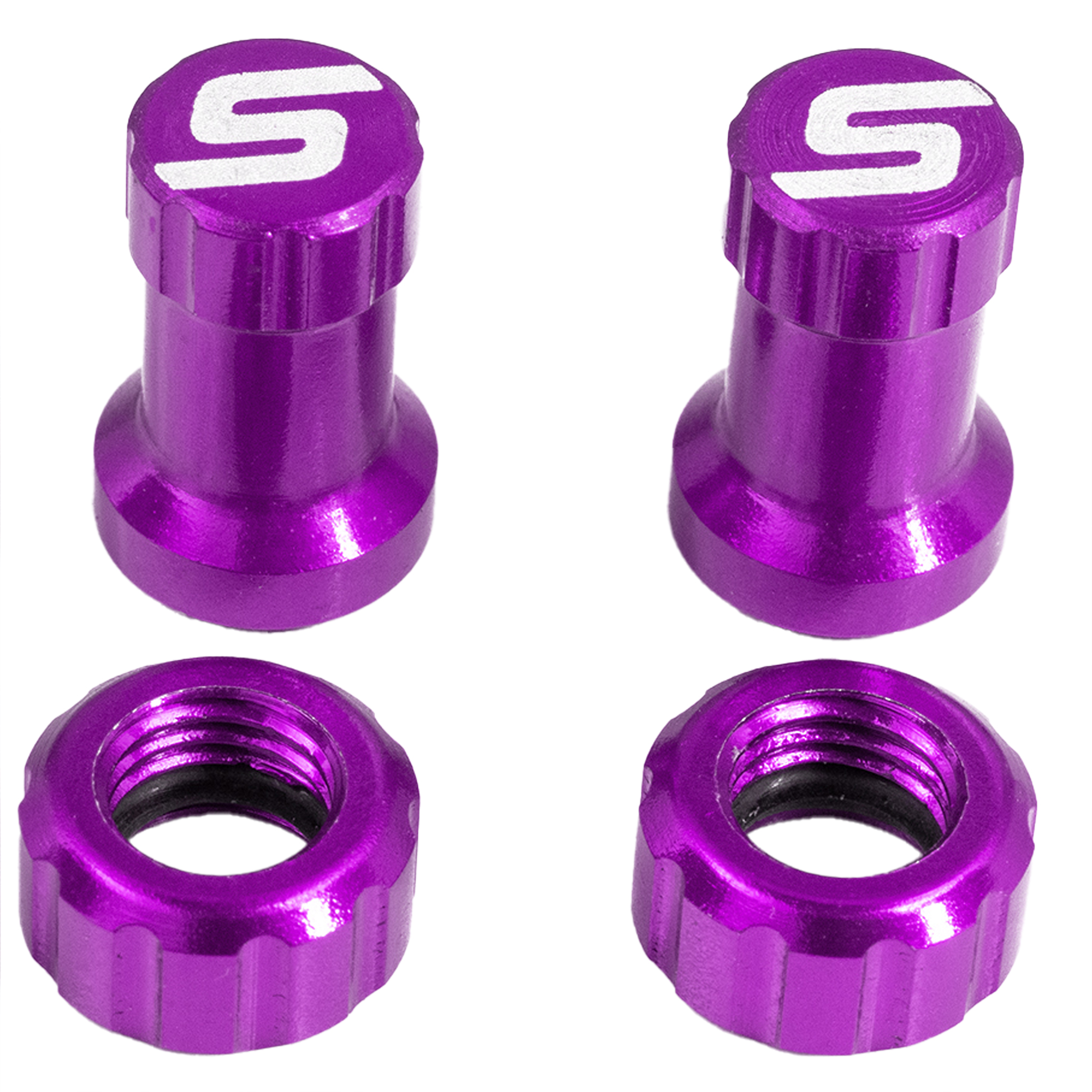 Stan's Tubeless Valve Color Kit, Pair, Purple