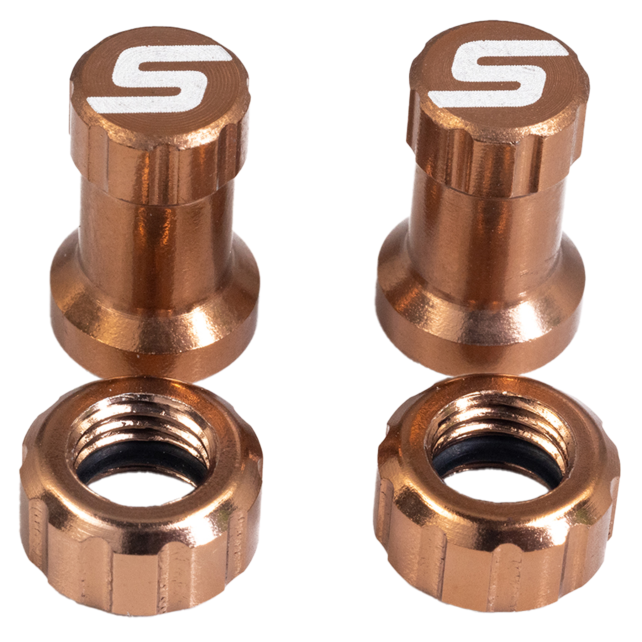 Stan's Tubeless Valve Color Kit, Pair, Copper