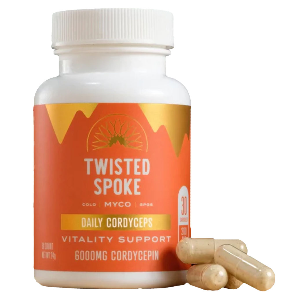 Twisted Spoke CBD Cordyceps V02 Max, 30 Capsules