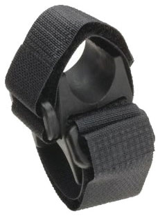 Twofish Lockblock Flashlight Holder, Velcro, Black