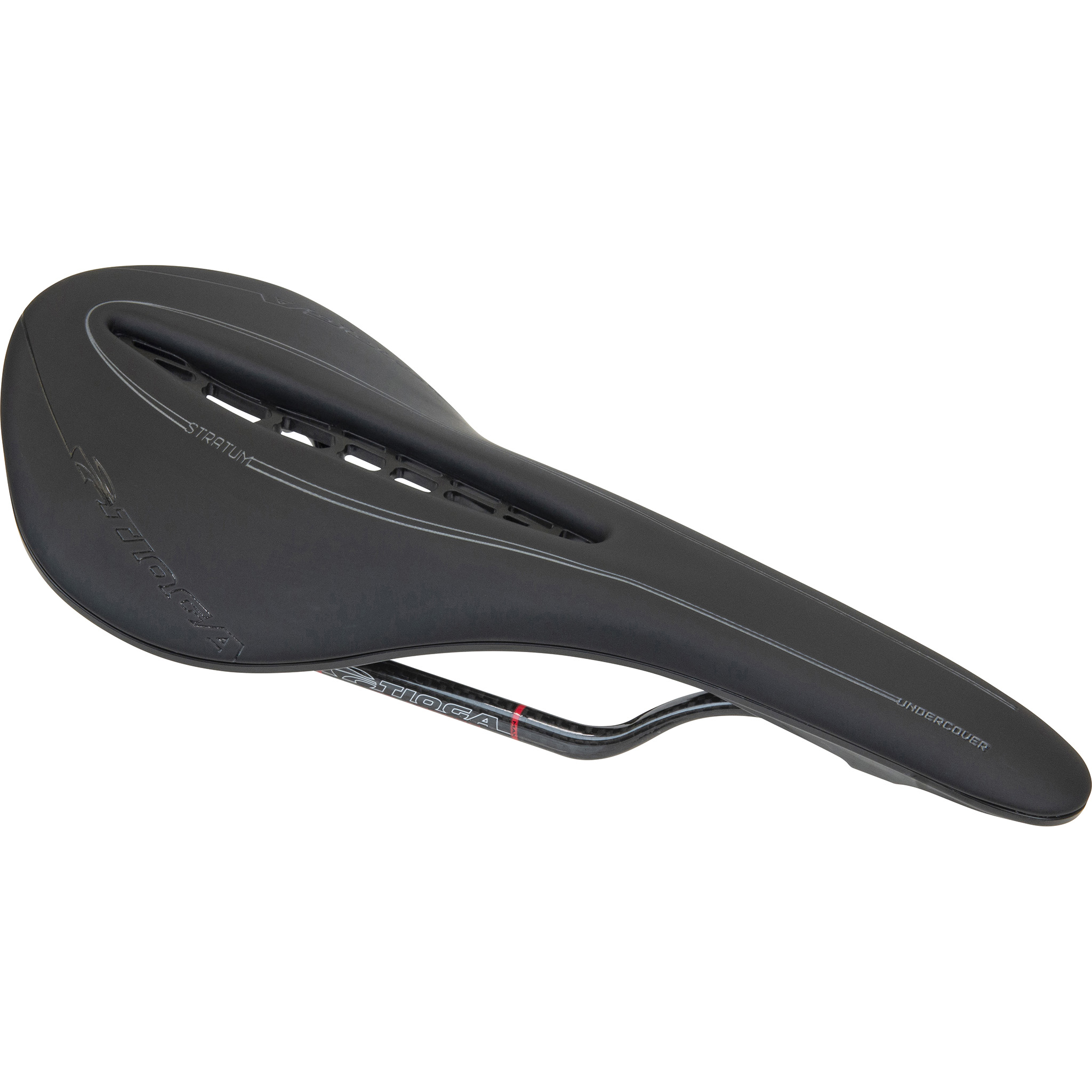 Tioga Undercover Stratum Saddle, HTS Carbon Rail Black