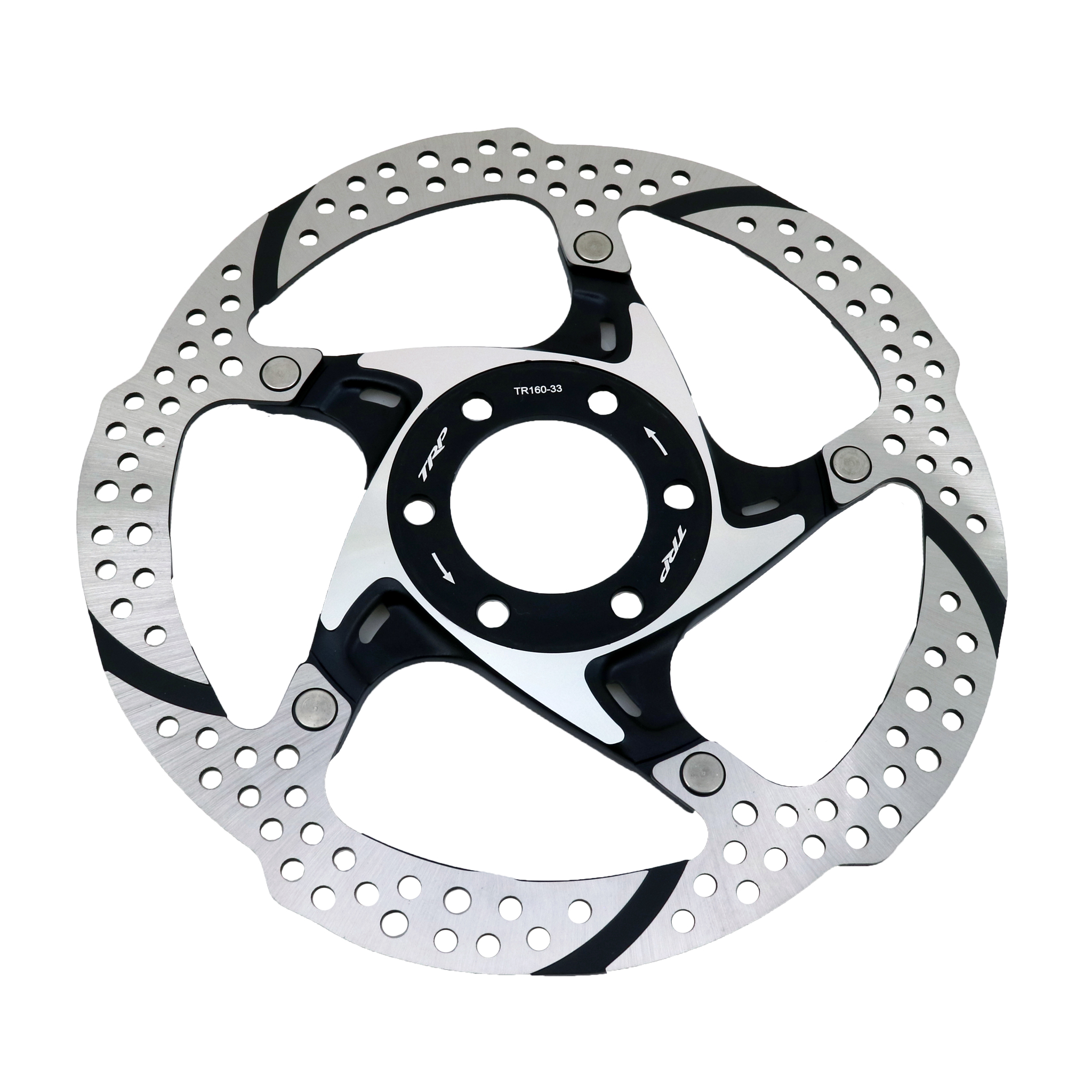 TRP 2-Piece Slotted 6-Bolt Rotor, 140mm (TRP-33) | Bikeparts.Com