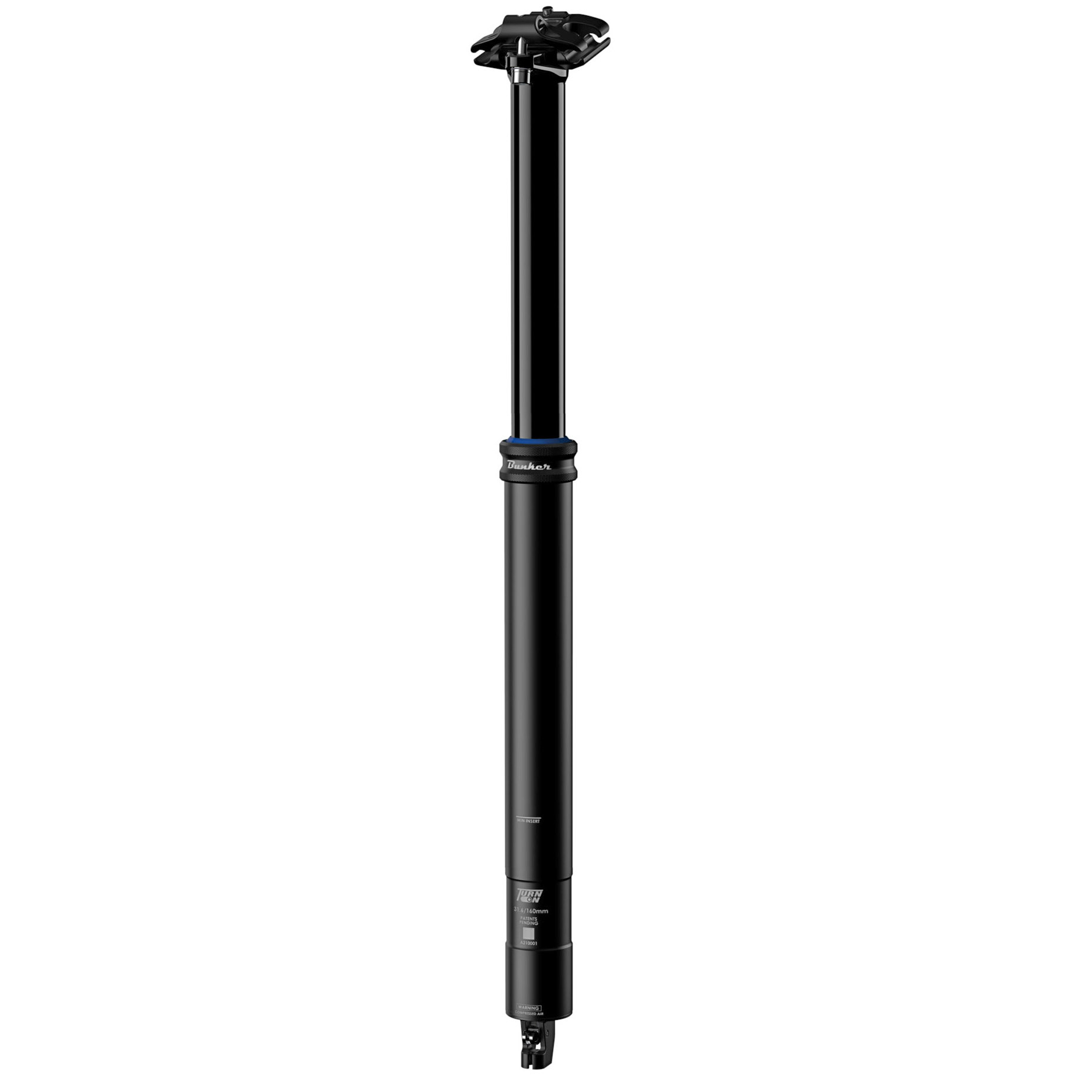 Turnon Components Bunker Dropper Seatpost, No Remote (190) 30.9x539