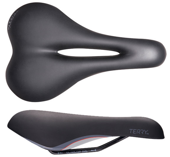 Terry Cite-Y Gel CrMo Mens Saddle, Black/Gray