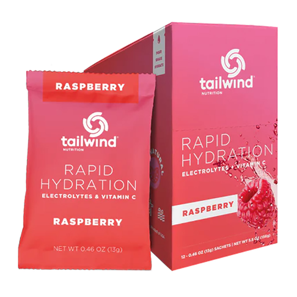 Tailwind Nutrition Rapid Hydration, Raspberry, 12/Count