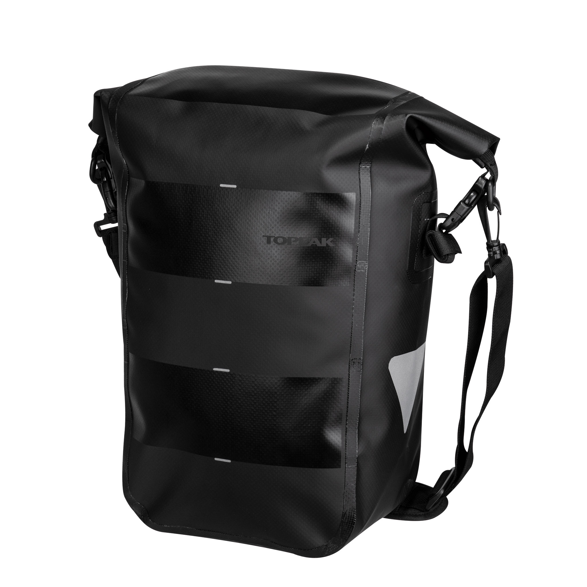 Topeak Pannier Drybag, 16L, Handle Loc Mount, Black