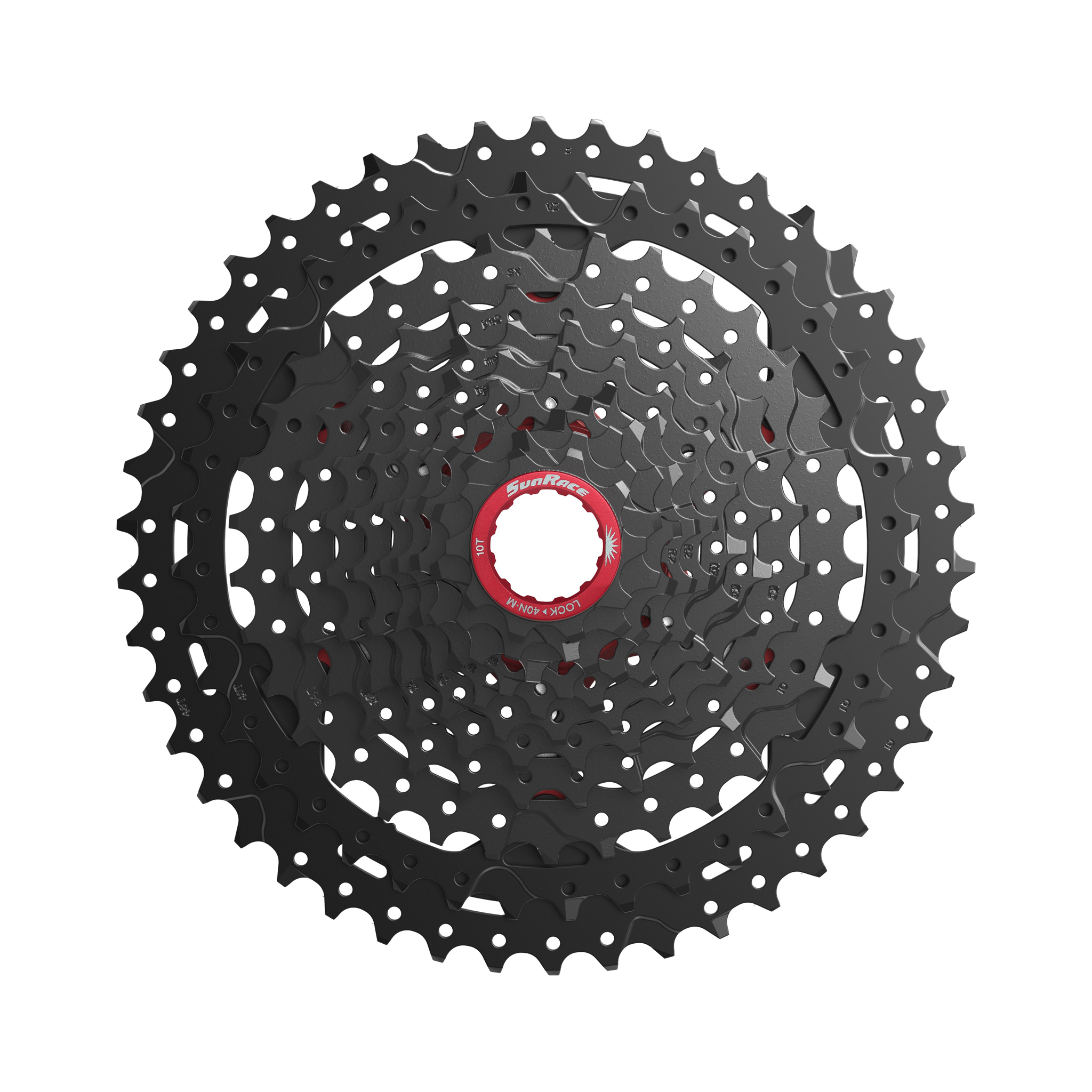 Sunrace CSMX9X 11sp Cassette, 10-46t - Black