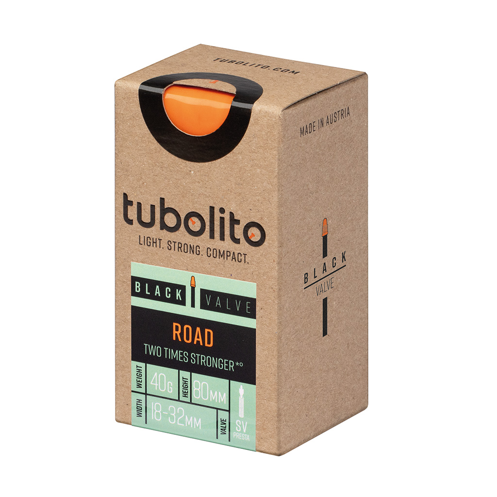 Tubolito Tubo Road 700x18-32, PV 80mm Black