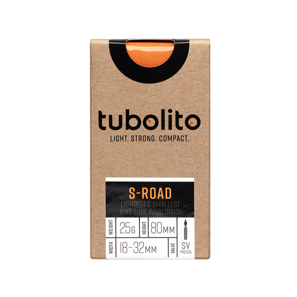 Tubolito S-Tubo Road 700x18-32, PV 80mm Orange