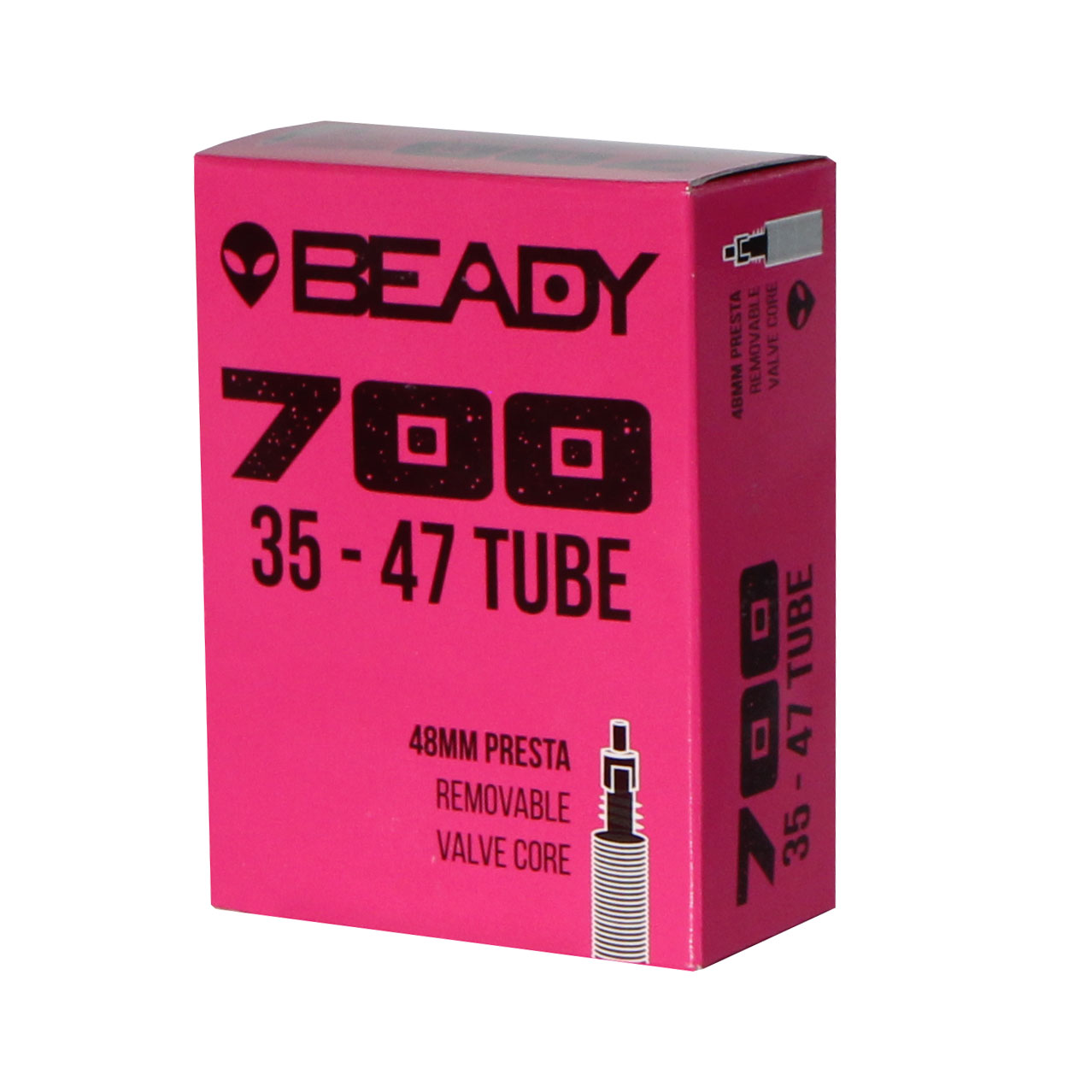 Beady Butyl Tube, 700x35-47, PV 48mm