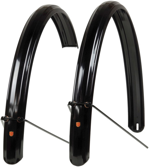 Velo Orange Zeppelin Fenders, Black - 52mm