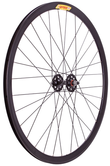 Velocity deep v track clearance wheelset