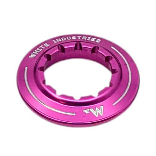 White Industries CenterLock Lockring, Internal, Pink, Each
