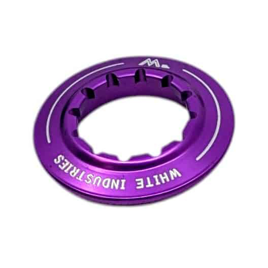 White Industries CenterLock Lockring, Internal, Purple, Each