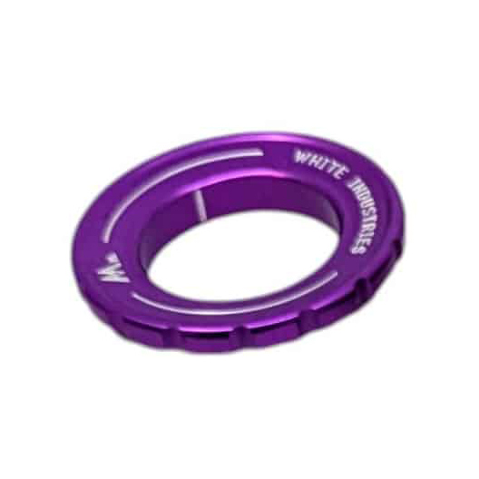 White Industries CenterLock Lockring, External, Purple, Each