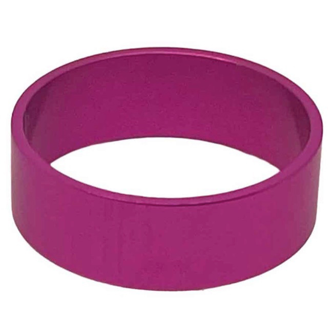 White Industries Straight Headset Spacer, 10mm, 1-1/8", Pink, Each