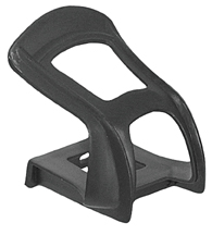 Wellgo Strapless Toe Clips, Black Pr