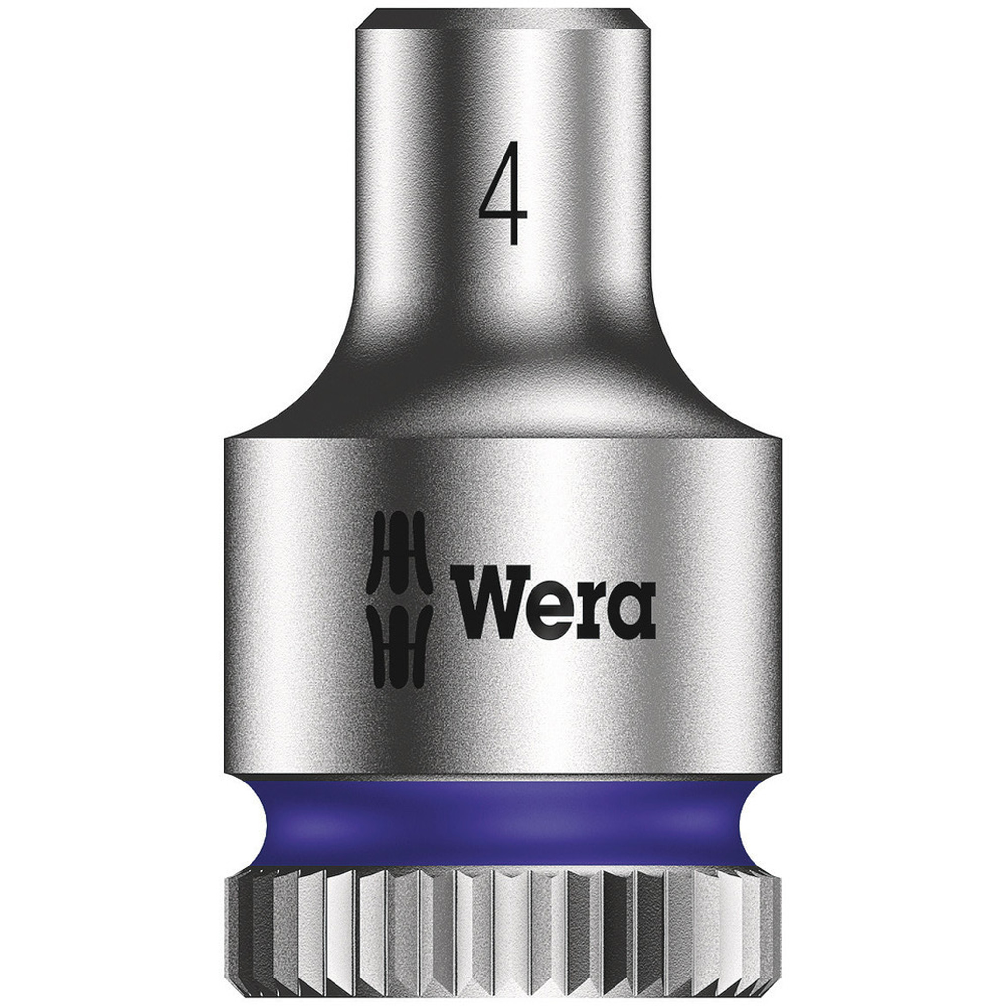 Wera Tool 8790 HMA ZYKLOP 1/4" Drive Socket, 4mm