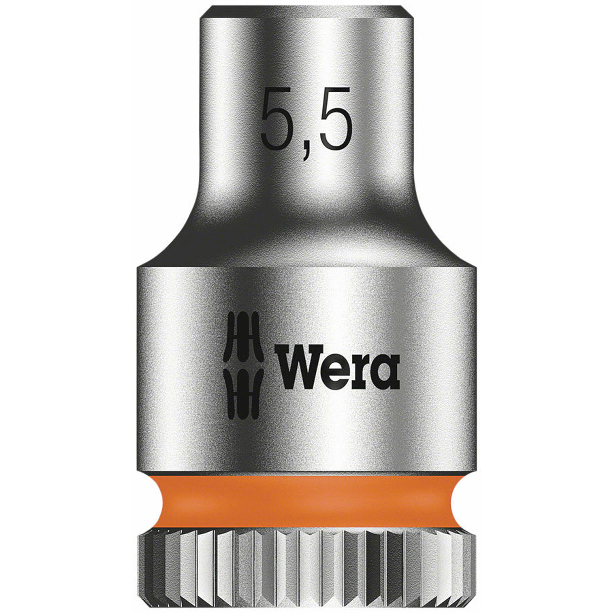 Wera Tool 8790 HMA ZYKLOP 1/4" Drive Socket, 5.5mm