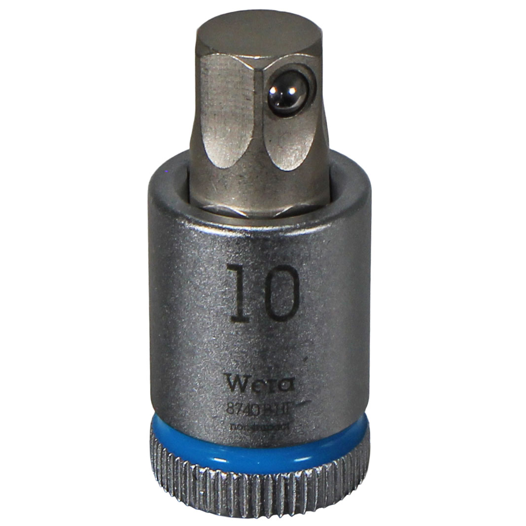Wera Tool 8740 B HF Zyklop 3/8" Drive Hex Bit Socket, 10mm