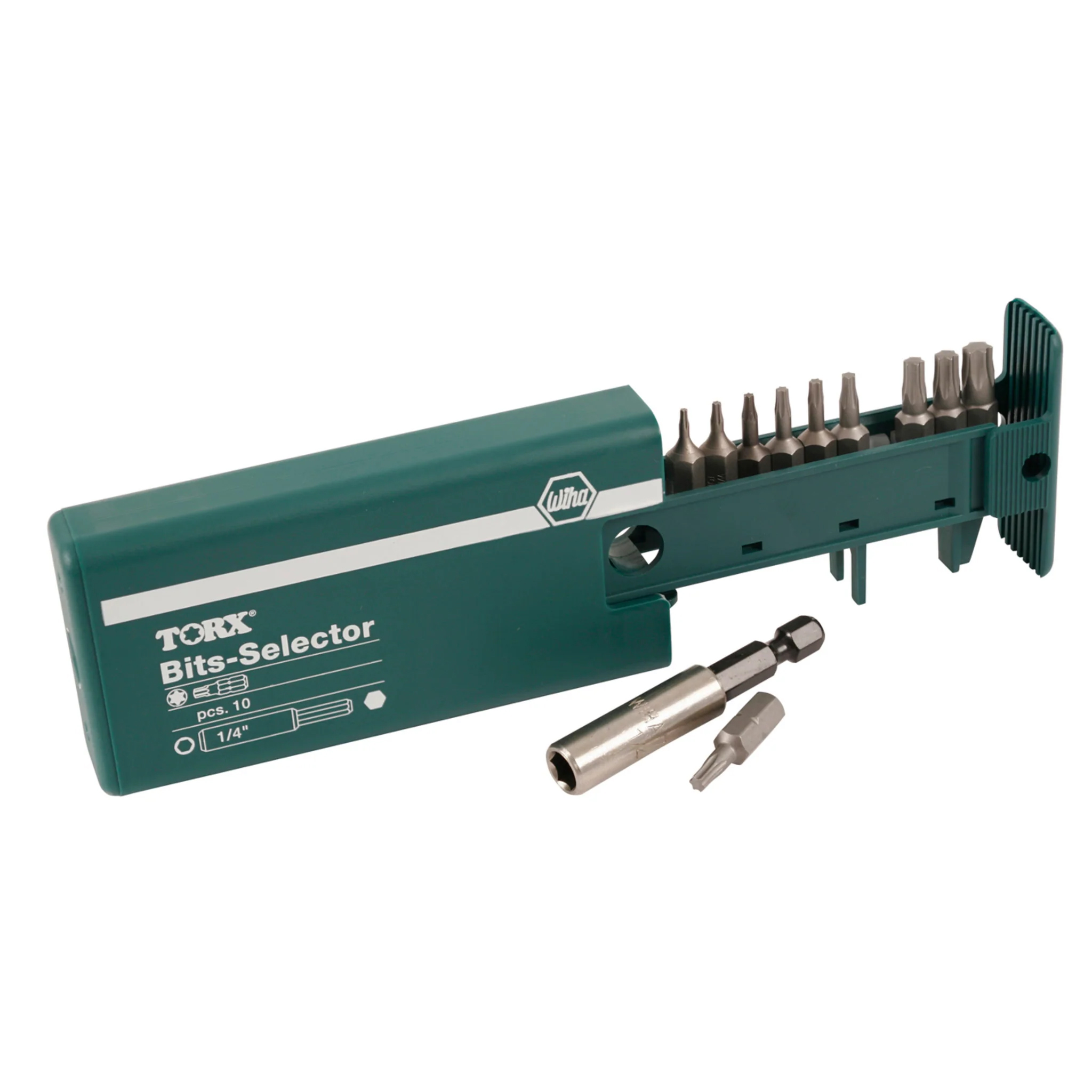 Wiha Tool Torx Selector with Bits/Magnetic Holder, T5-30, 11/set