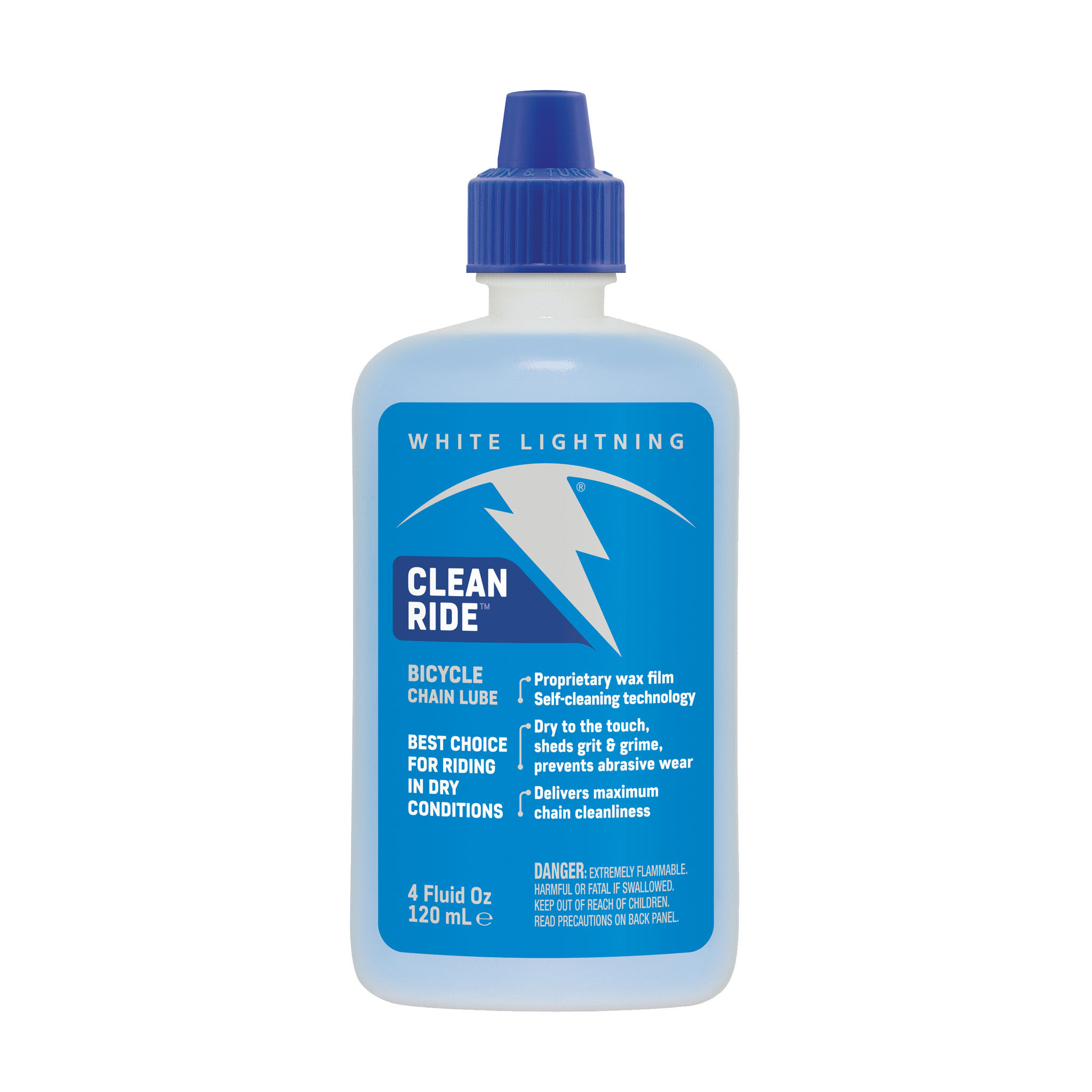 White Lightning Clean Ride Lube, 4.0oz
