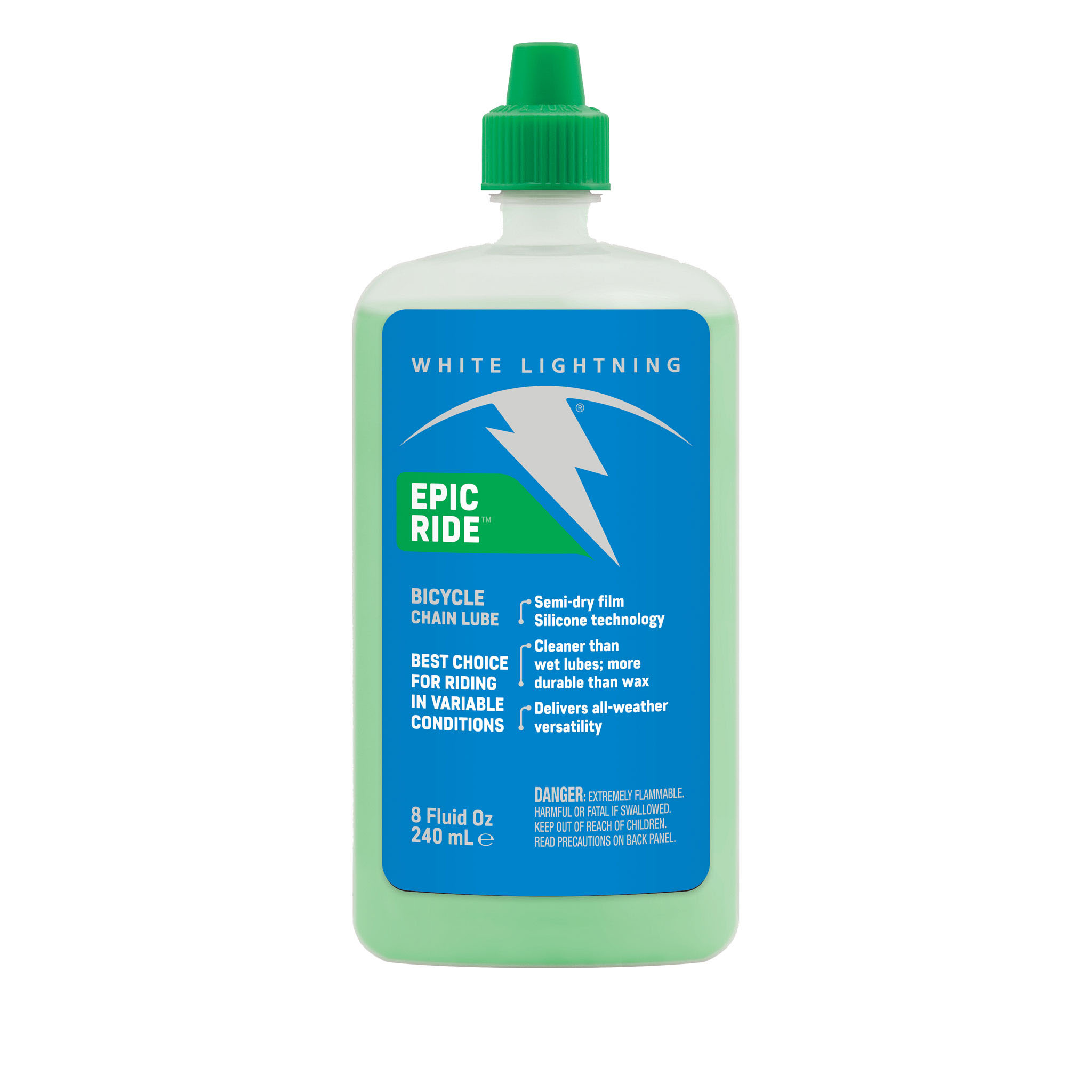White Lightning Epic Ride Lube, 8.0oz