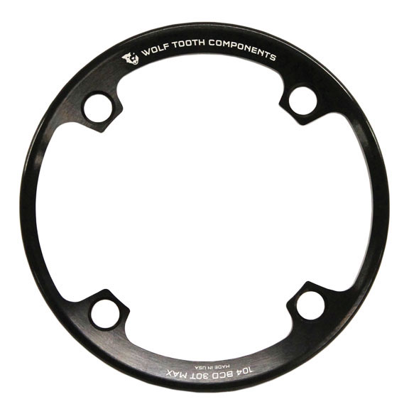 Wolf Tooth Components Bash Ring, 104BCD 32-34T, Black