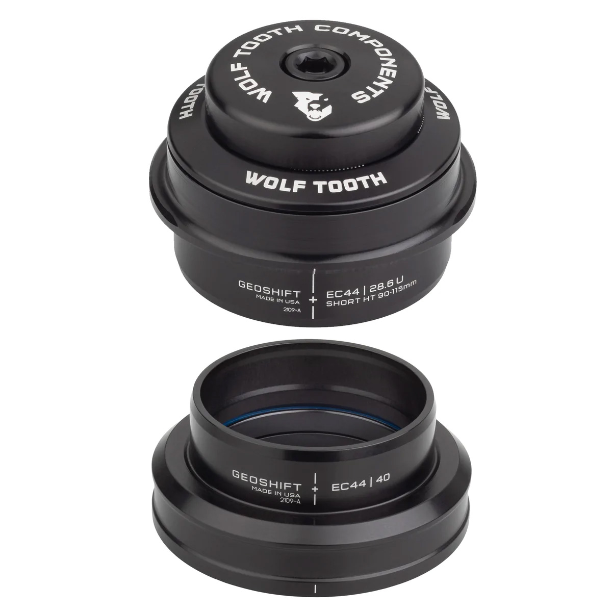 Wolf Tooth Components GeoShift 2 Deg EC44 Upper/EC44 Lower (Perf), Short - B