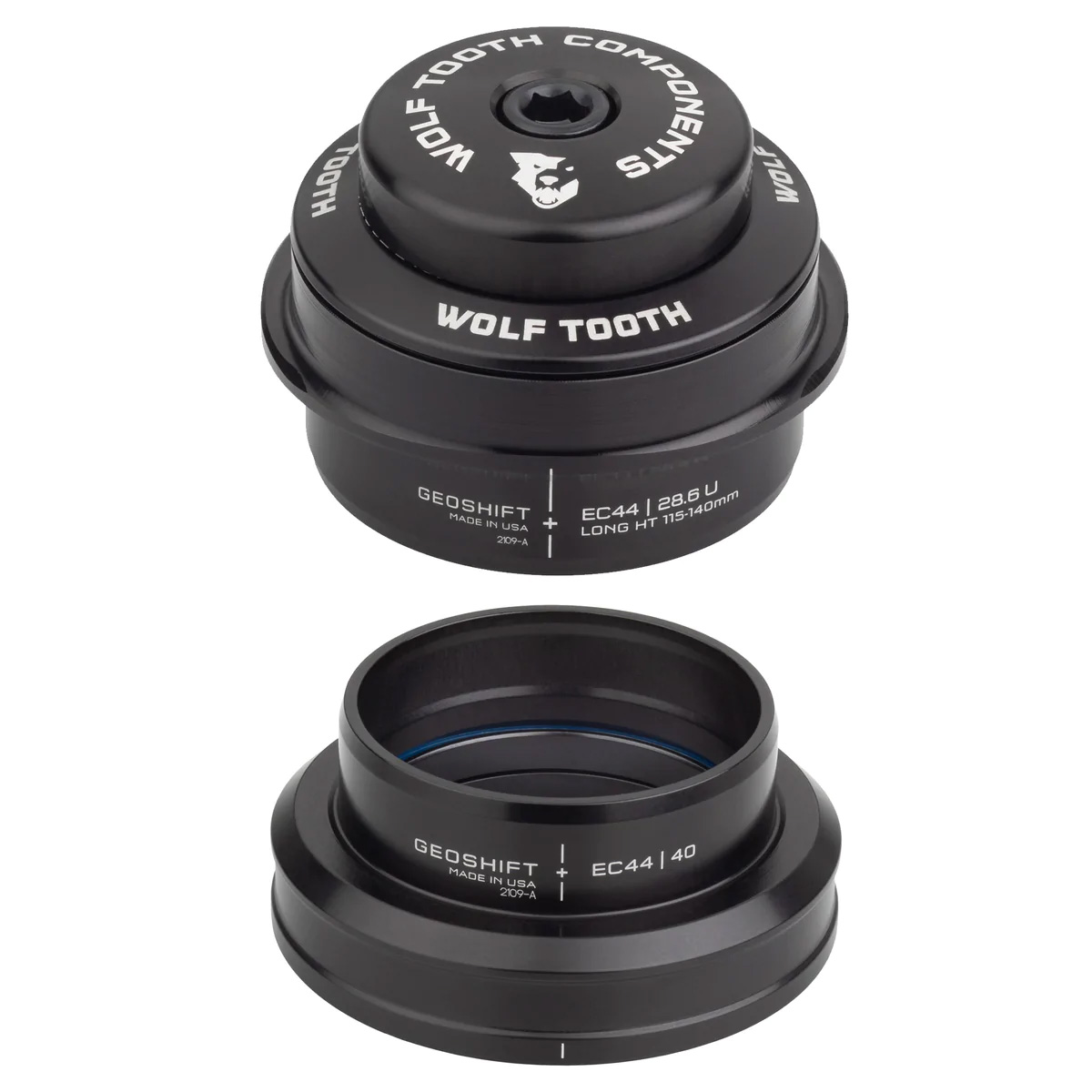 Wolf Tooth Components GeoShift 2 Deg EC44 Upper/EC44 Lower (Perf), Long - B