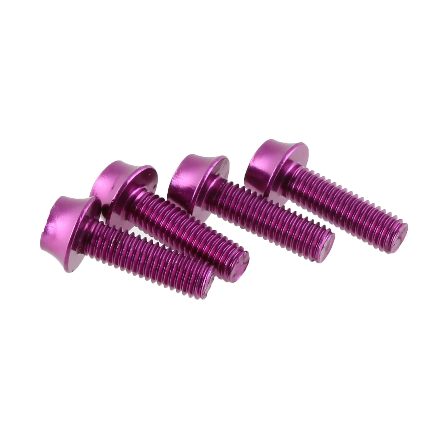 Wolf Tooth Components Aluminum Bottle Cage Bolt, 4 pcs - Purple