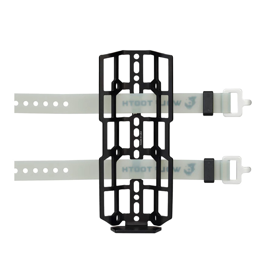 Wolf Tooth Components Morse Cargo Cage With 2 Straps, Black