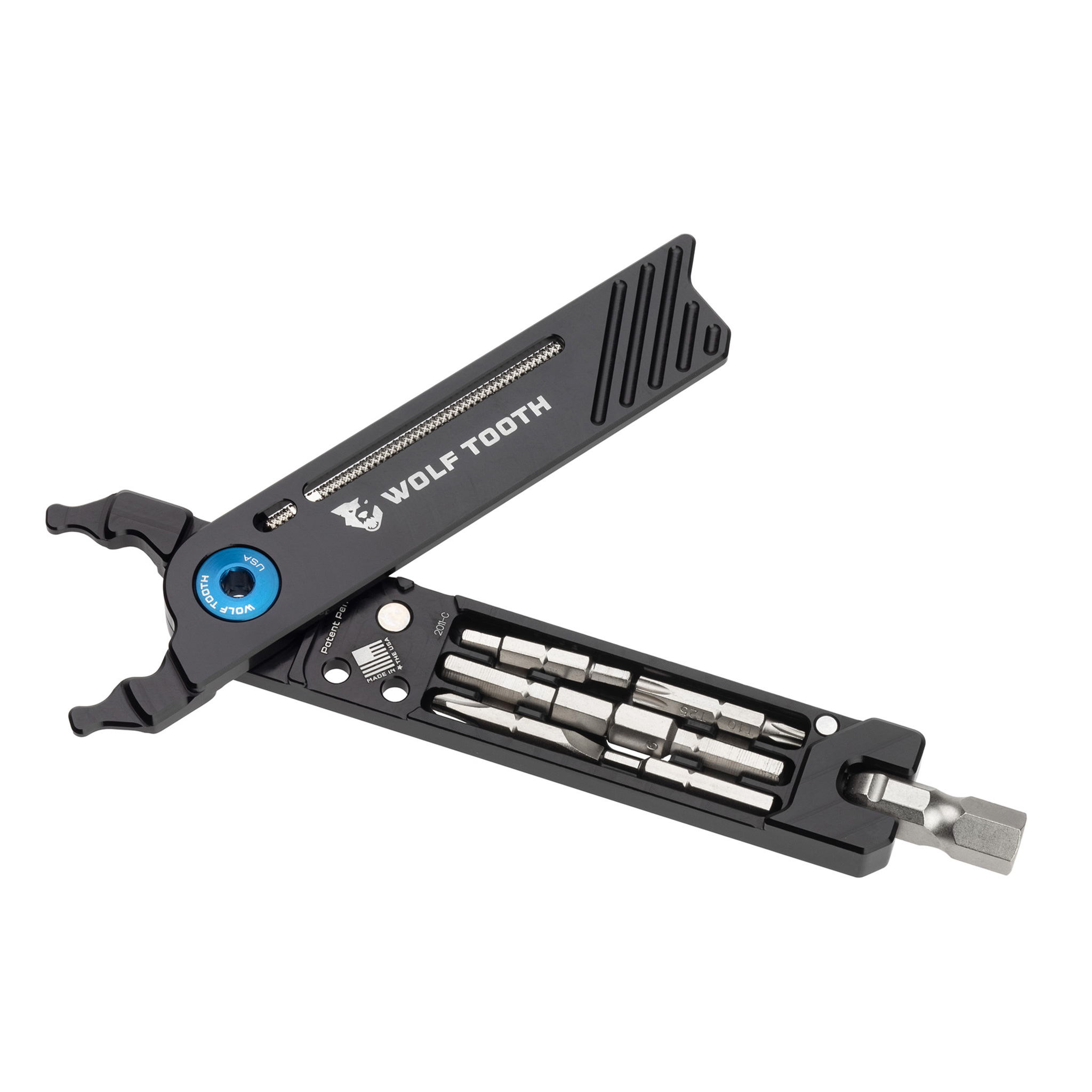 Wolf Tooth Components 8-Bit Pack Pliers, Black/Blue 