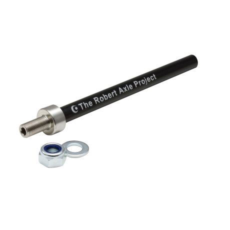 Robert Axle Project Kid Trailer Thru-Axle, 1.25x180mm - Black