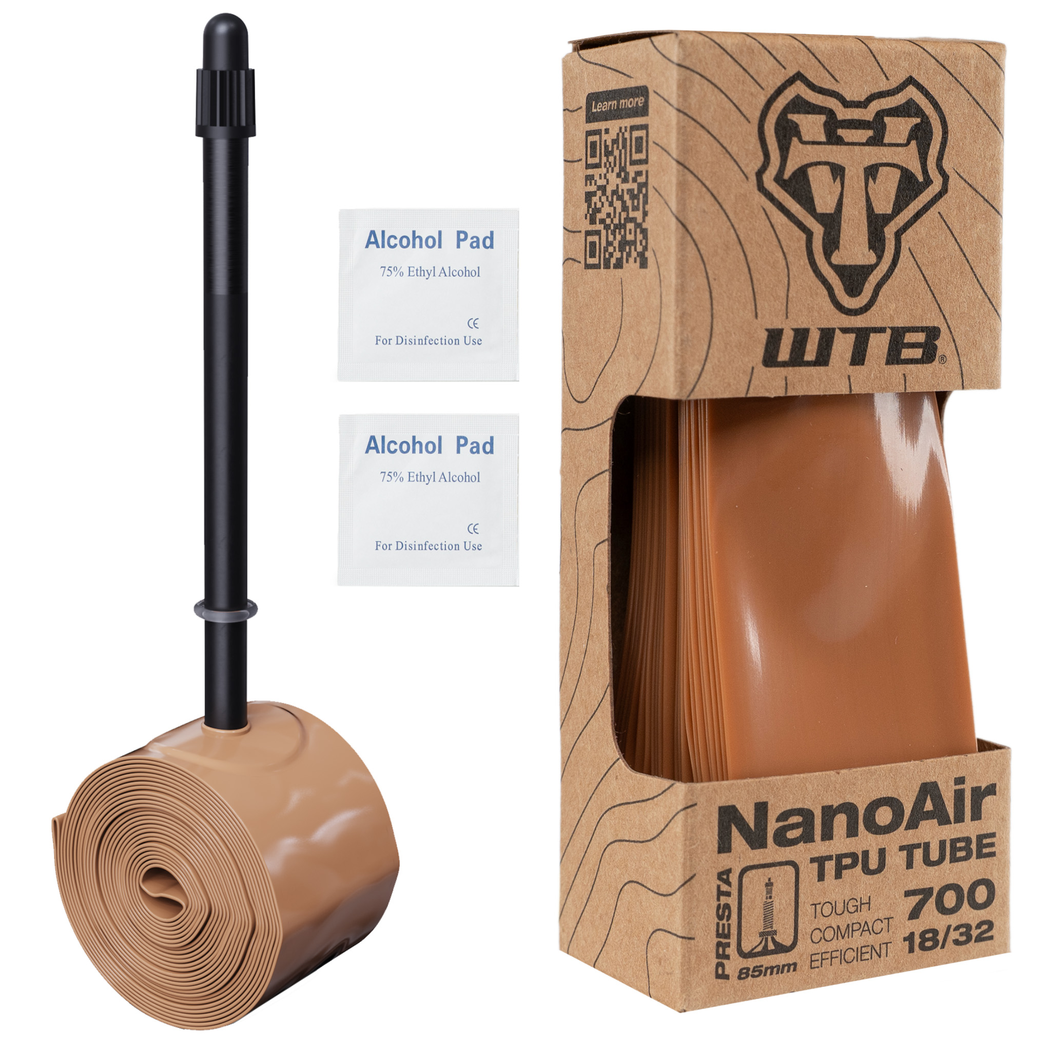 WTB NanoAir TPU Tube, 700 x 18-32mm, 85mm PV