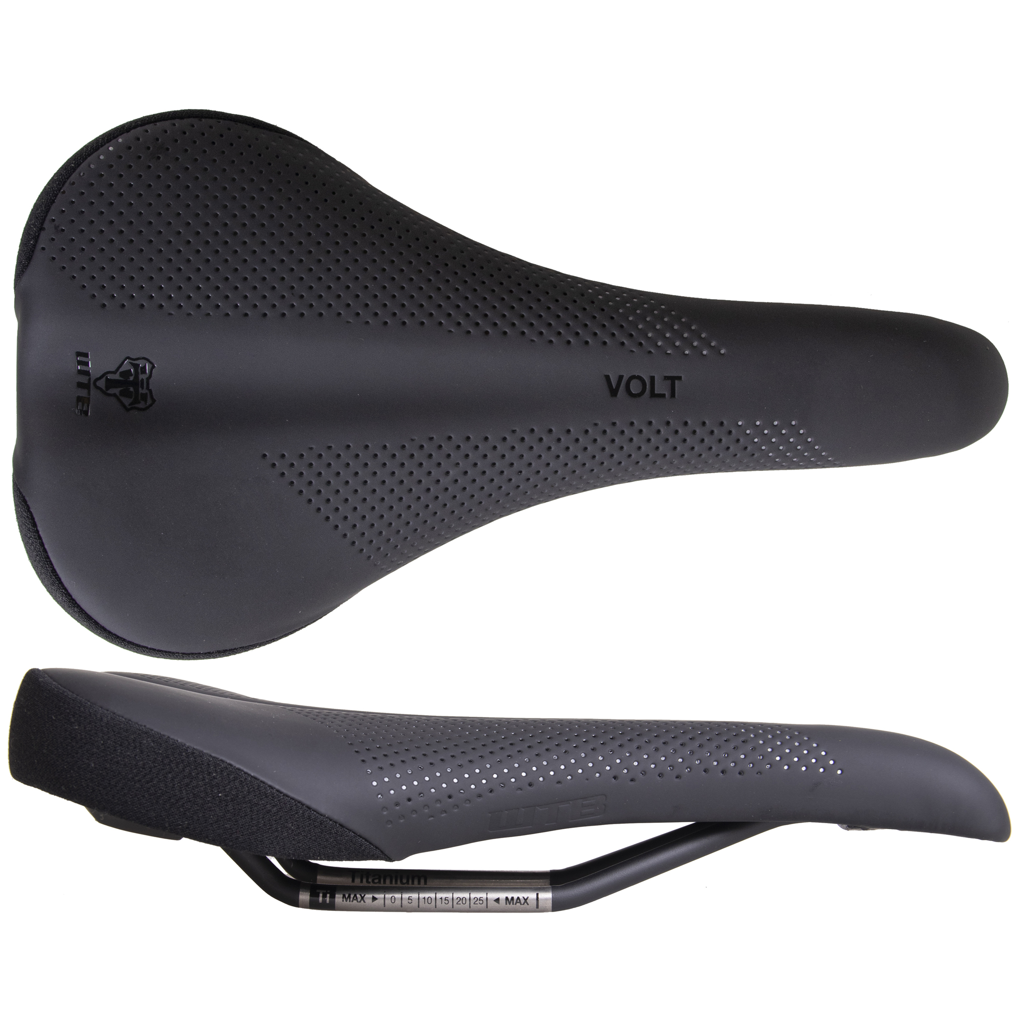 WTB Volt Medium Titanium Black Saddle 