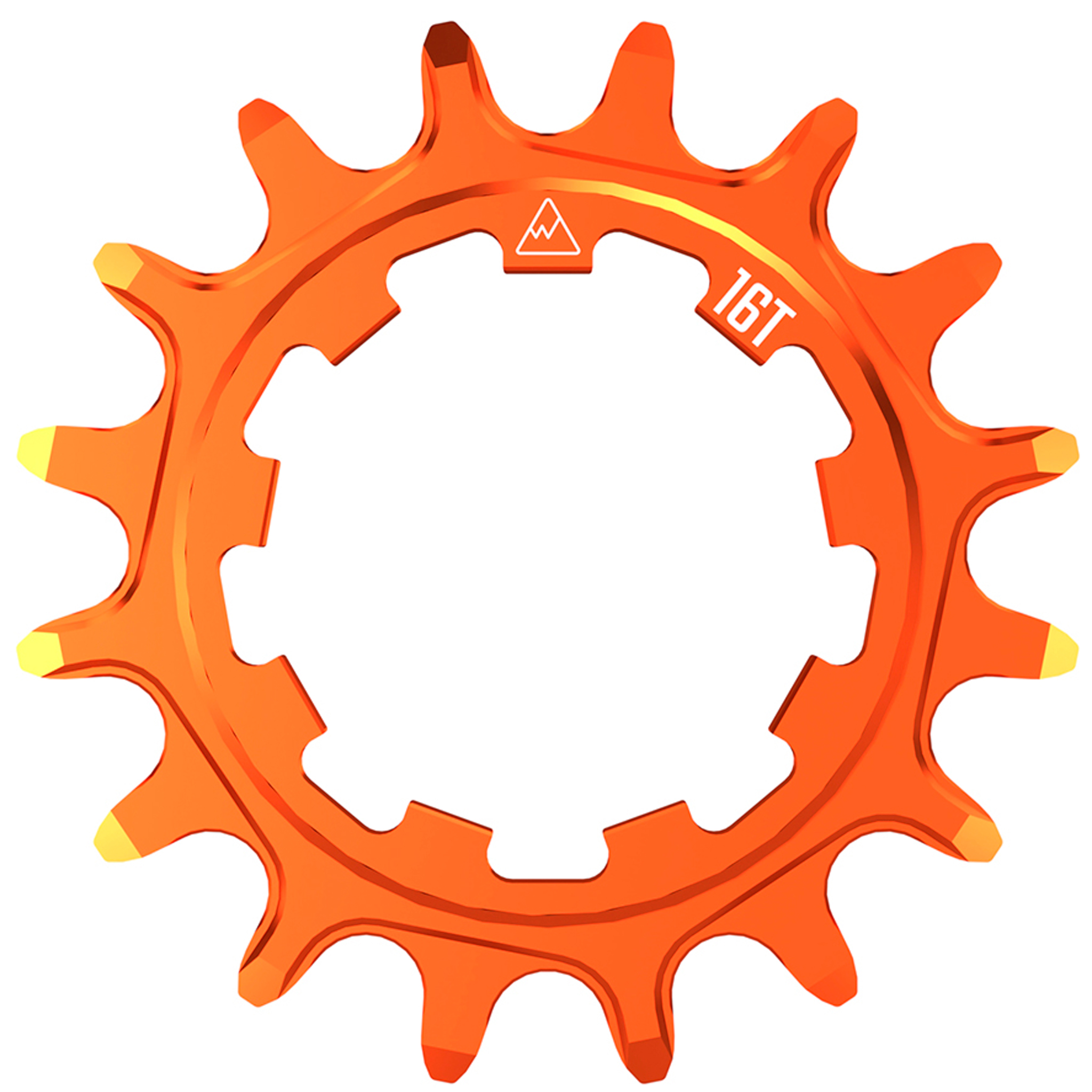 Wheels Mfg SOLO Singlespeed Cog, 16t, Orange
