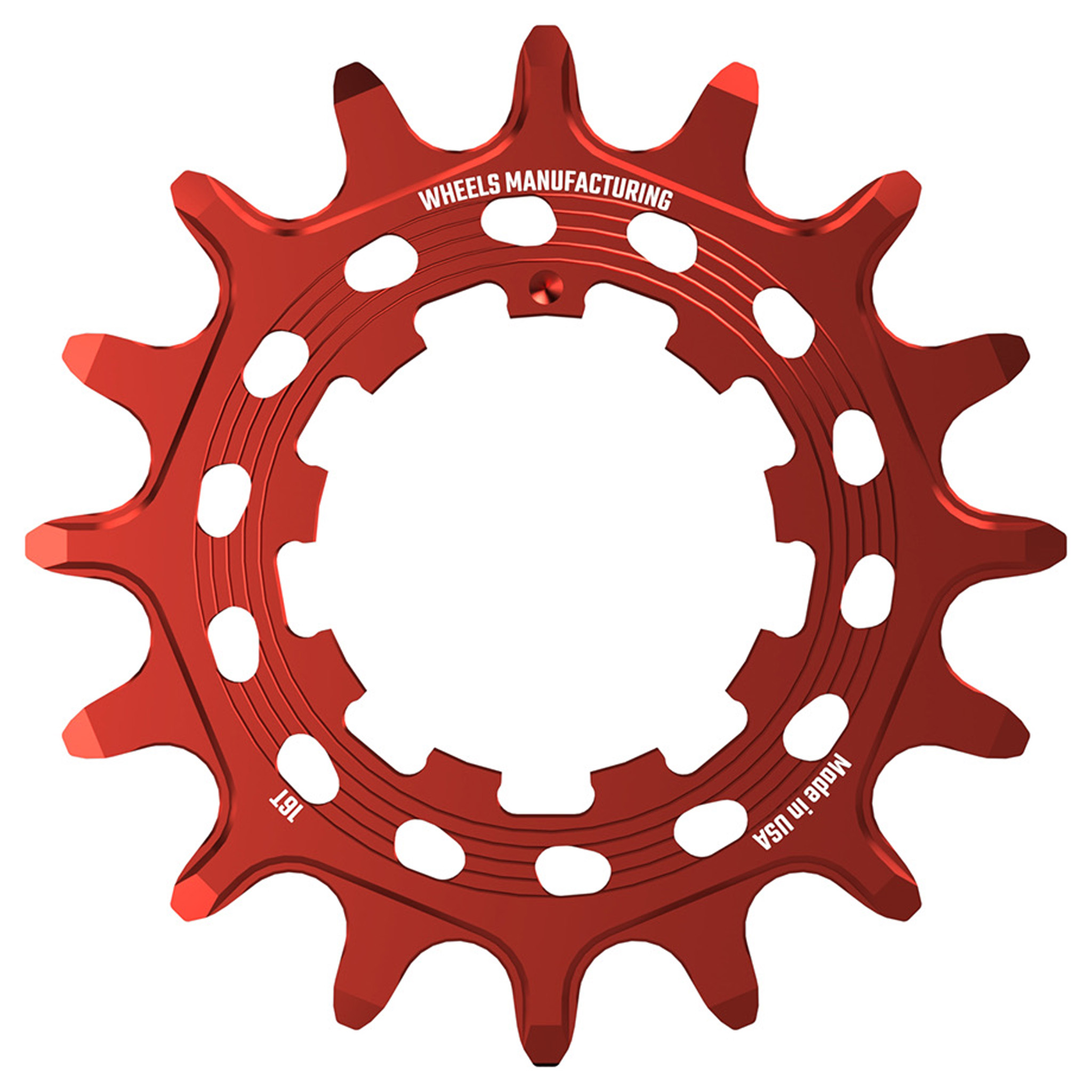 Wheels Mfg SOLO-HG Singlespeed Cog, 16t, Red