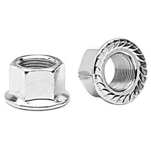 Wheels Mfg Axle Nut, Steel - 3/8"(9.5mm)X24tpi Ea