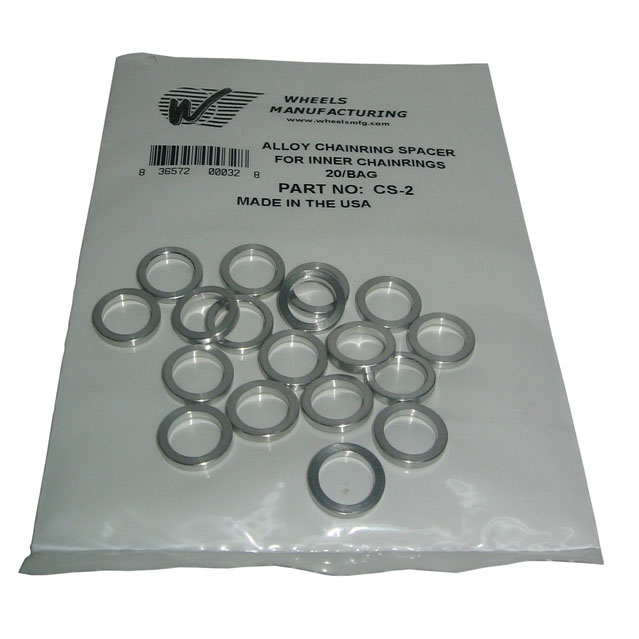 Wheels Mfg Chainring Spacer, Middle 2.0mm 20/Count
