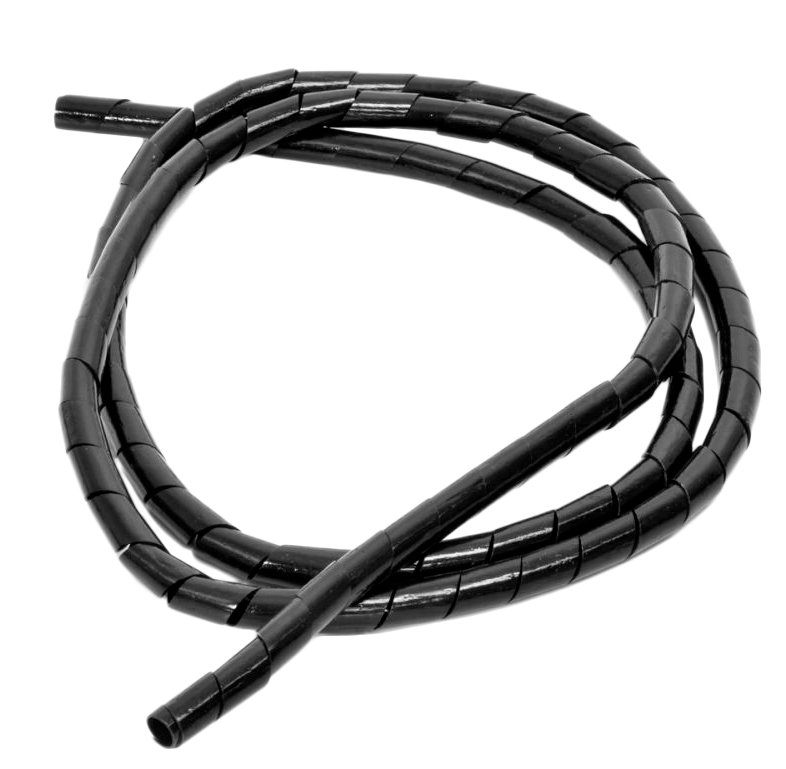 Wheels Mfg Spiral Cable Wrap, 1m, Black