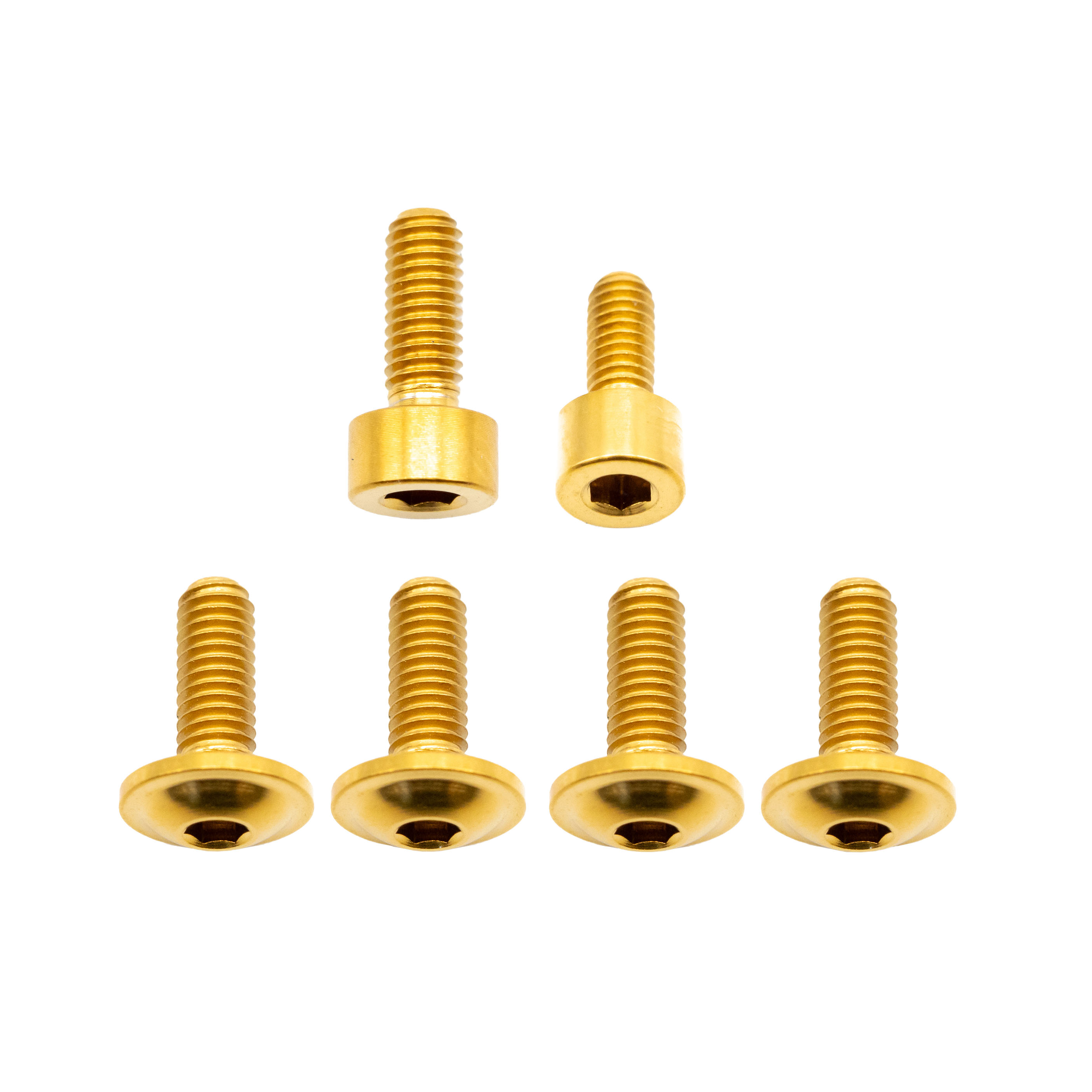 Better Bolts Fox 34SL Fork Ti Bolt Kit, Grip/Rhythm, Gold, 6/Count