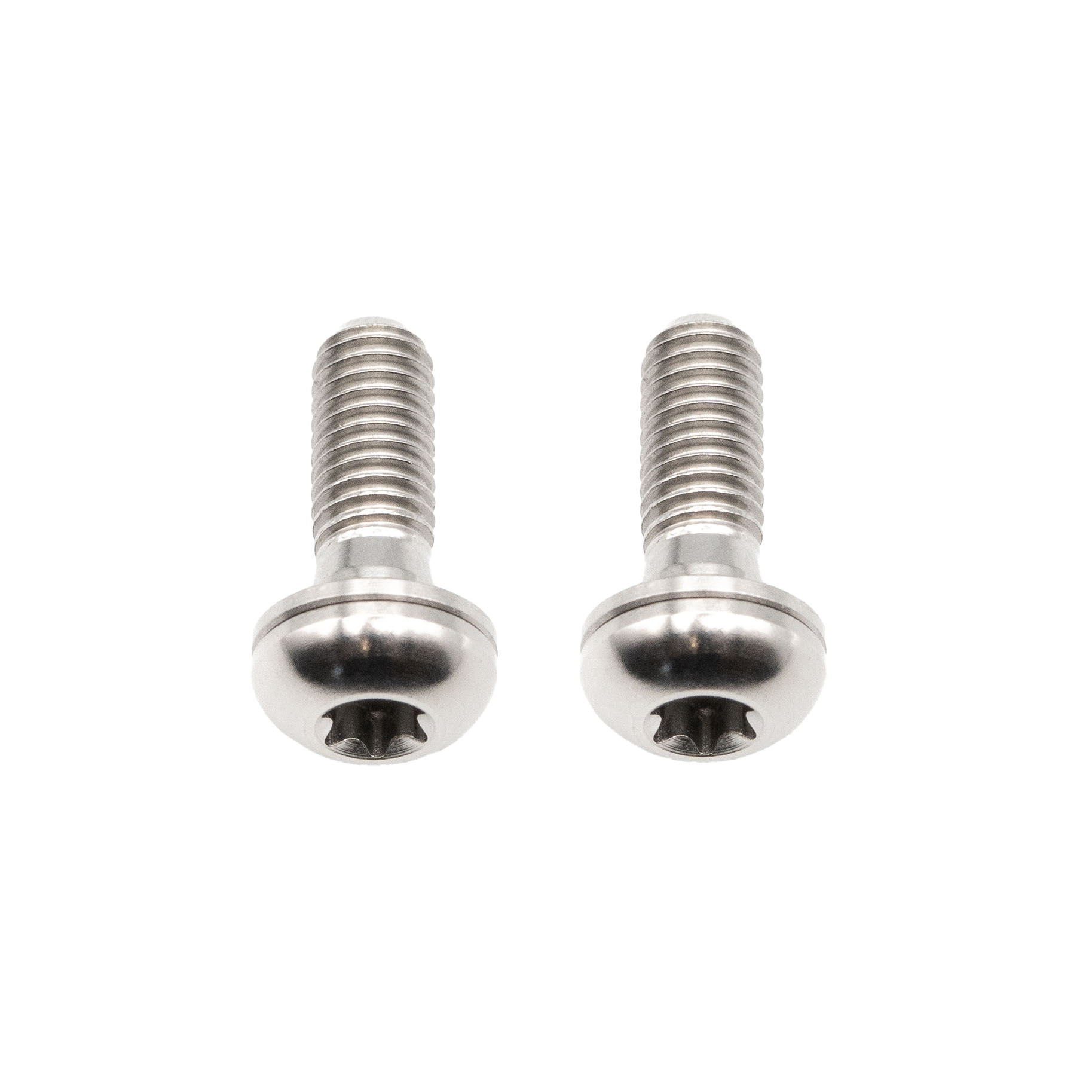 Better Bolts Titanium Flat Mount Bolt Kit, 15mm, Silver, 2/Count