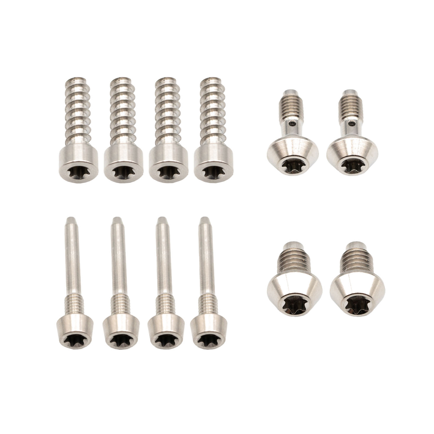 Better Bolts Magura MT Ti Bolt Kit, Silver