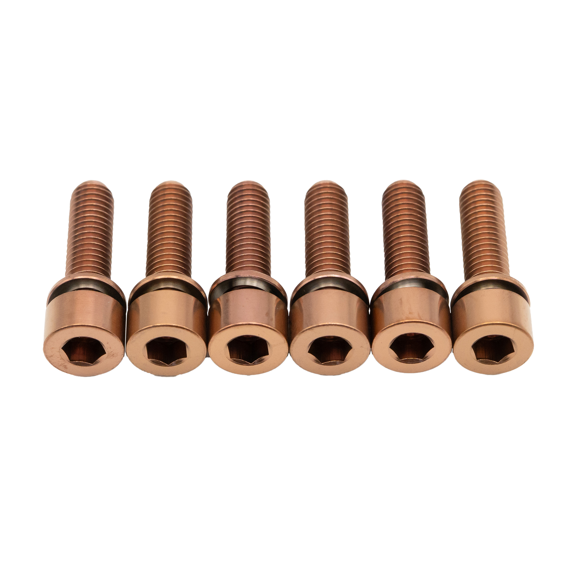 Better Bolts Industry Nine Ti Stem Bolt Kit, Copper, 6/Count