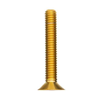 Better Bolts Headset Top Cap Ti Bolt, Gold, 1/Count