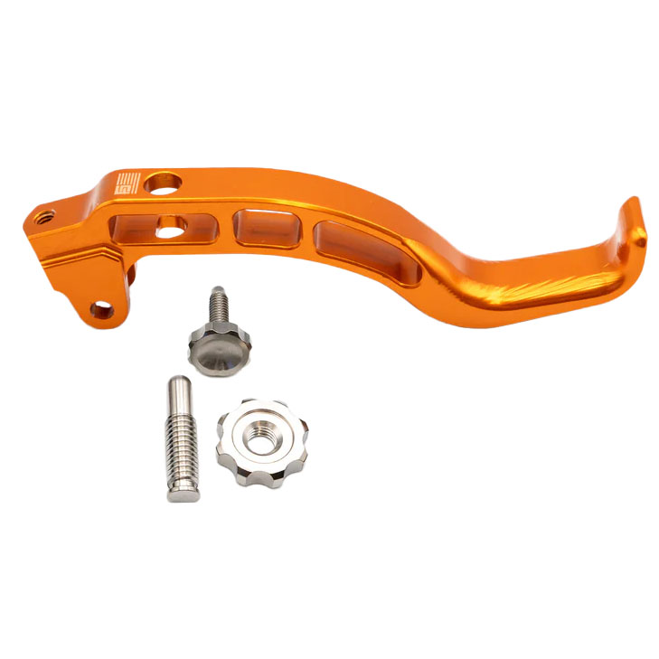 Freedom Coast Magura Brake Levers, 2 Piece Kit, Orange/Silver